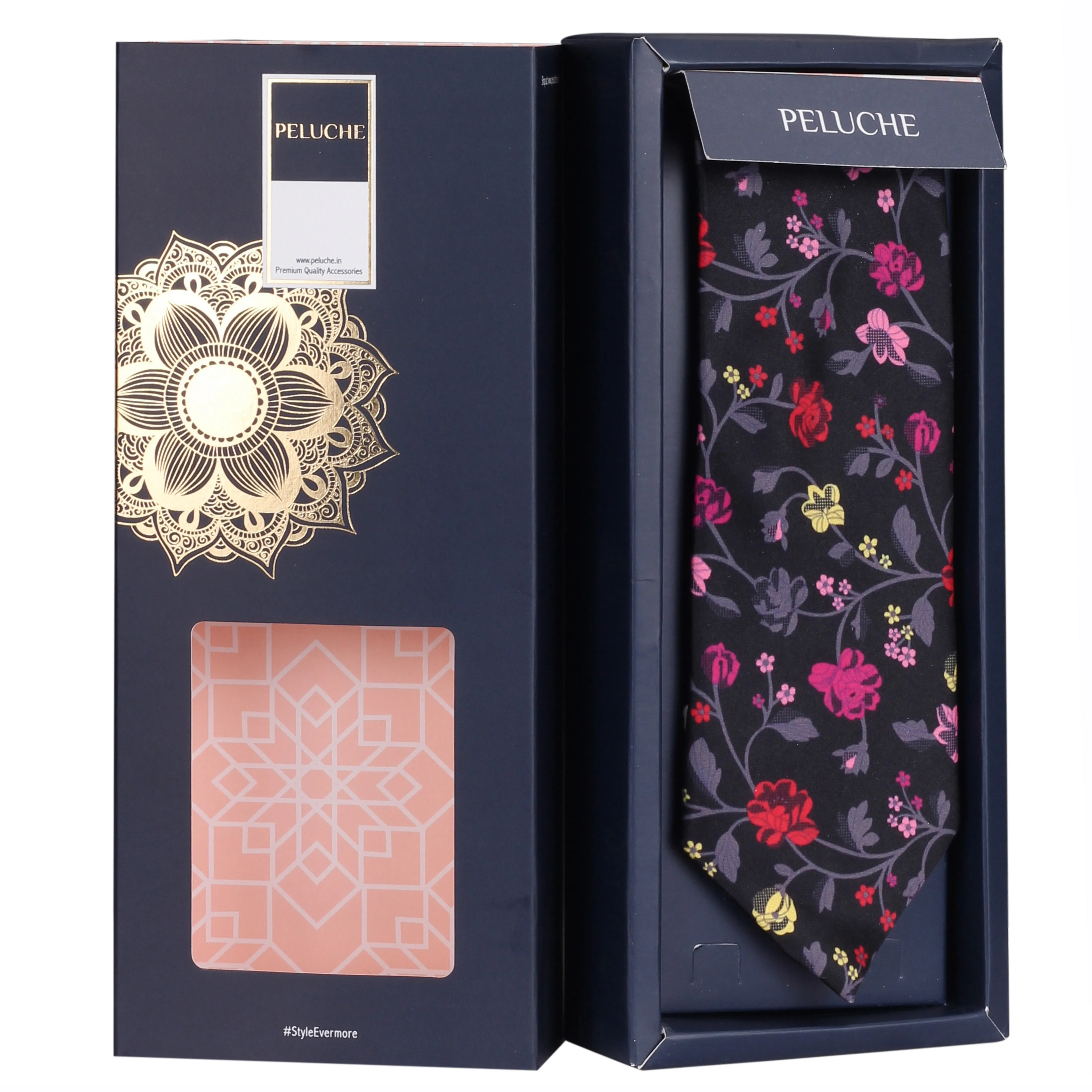 Peluche The Floral Vine Microfiber Necktie For Men