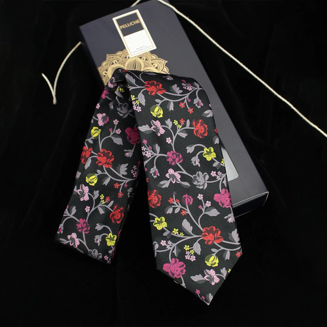 Peluche The Floral Vine Microfiber Necktie For Men