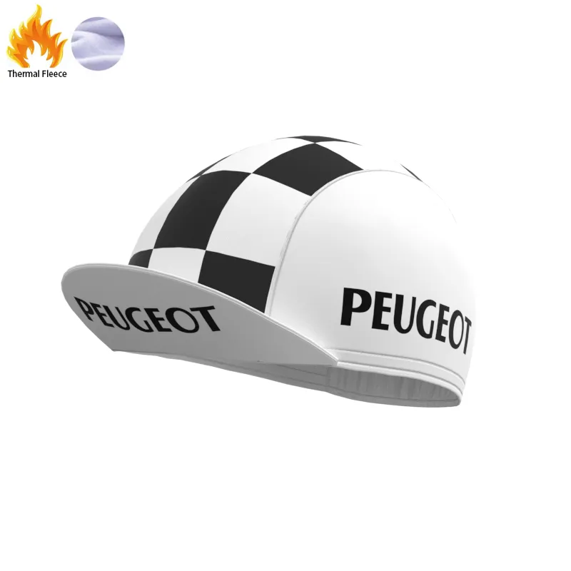 PEUGEOT White Retro Cycling Cap