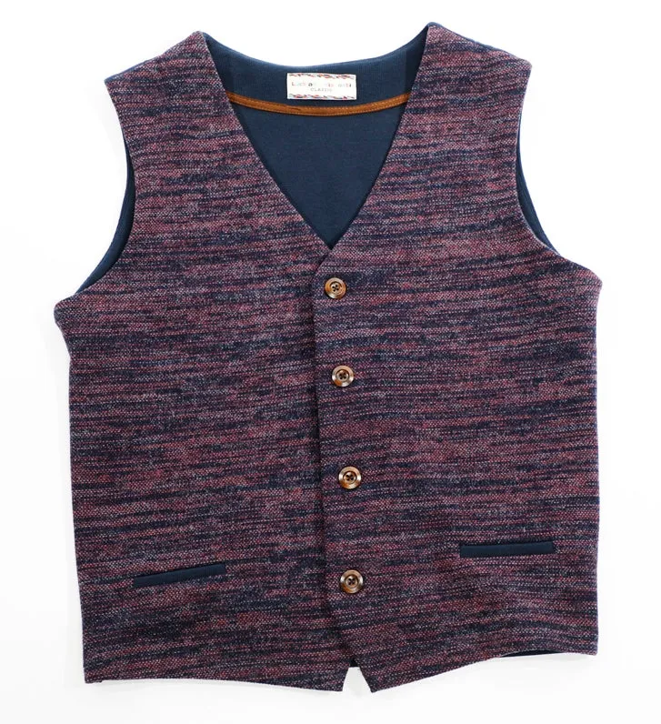 Purple Heather Knit Vest