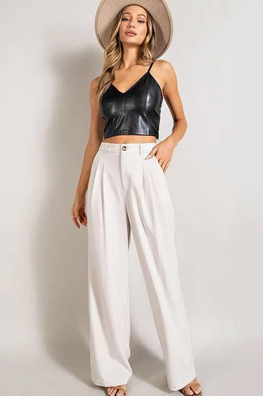 Relaxed straight pants