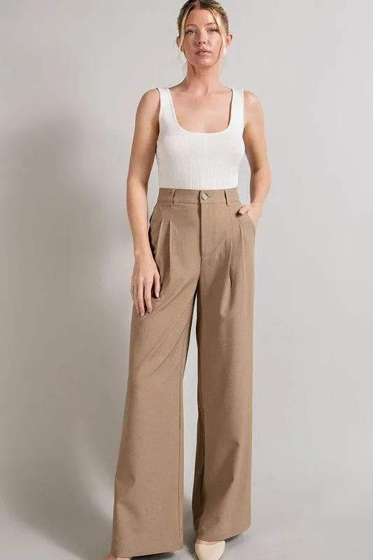 Relaxed straight pants