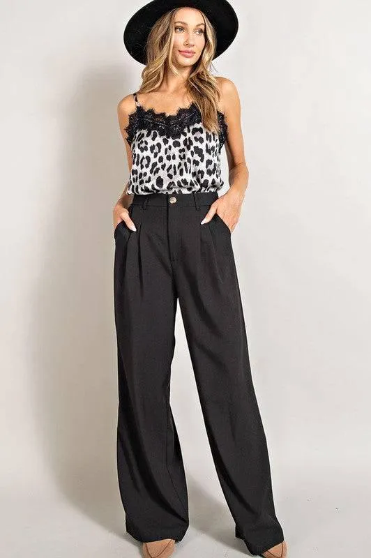 Relaxed straight pants