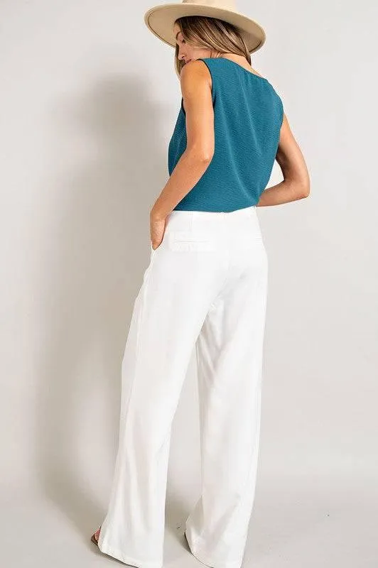 Relaxed straight pants