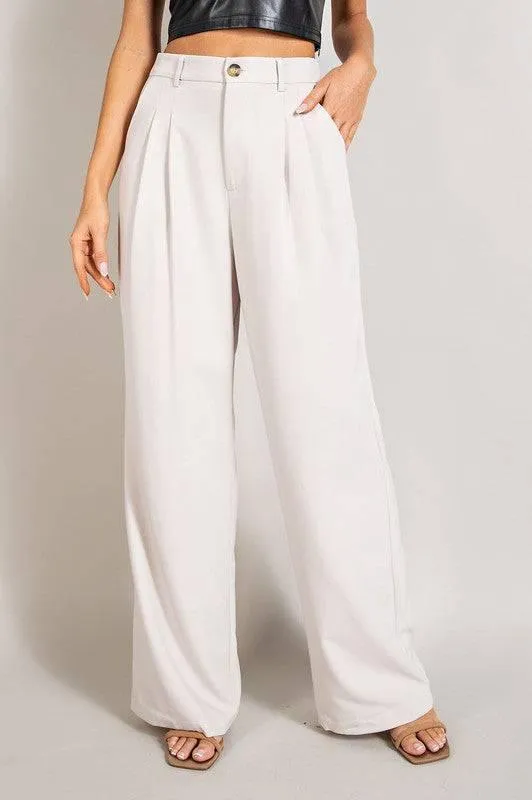 Relaxed straight pants