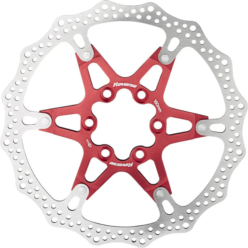 Reverse Disc Brake Rotor 160mm, 180mm, 203mm Red