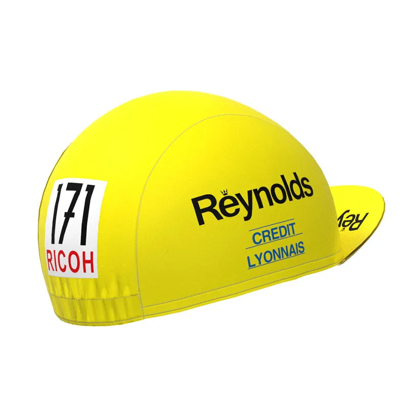 Reynolds Yellow Retro Cycling Cap