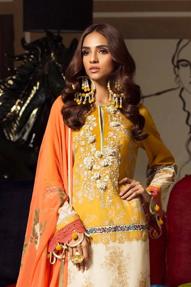 Sana Safinaz Mahay Lawn Collection 2020 – 3A-Bi