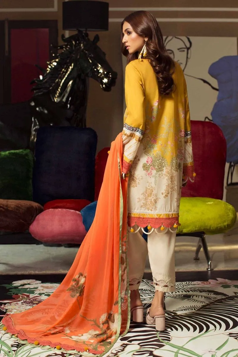 Sana Safinaz Mahay Lawn Collection 2020 – 3A-Bi