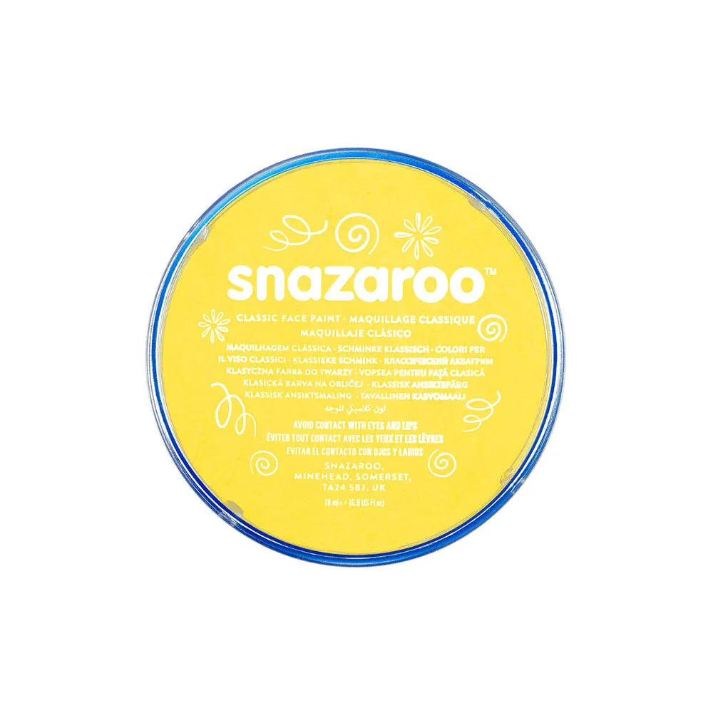 Snazaroo Face And Body Paint Bright Yellow