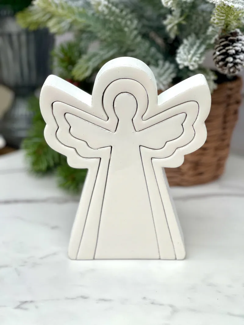 Snowy Trio Puzzle - White Angel