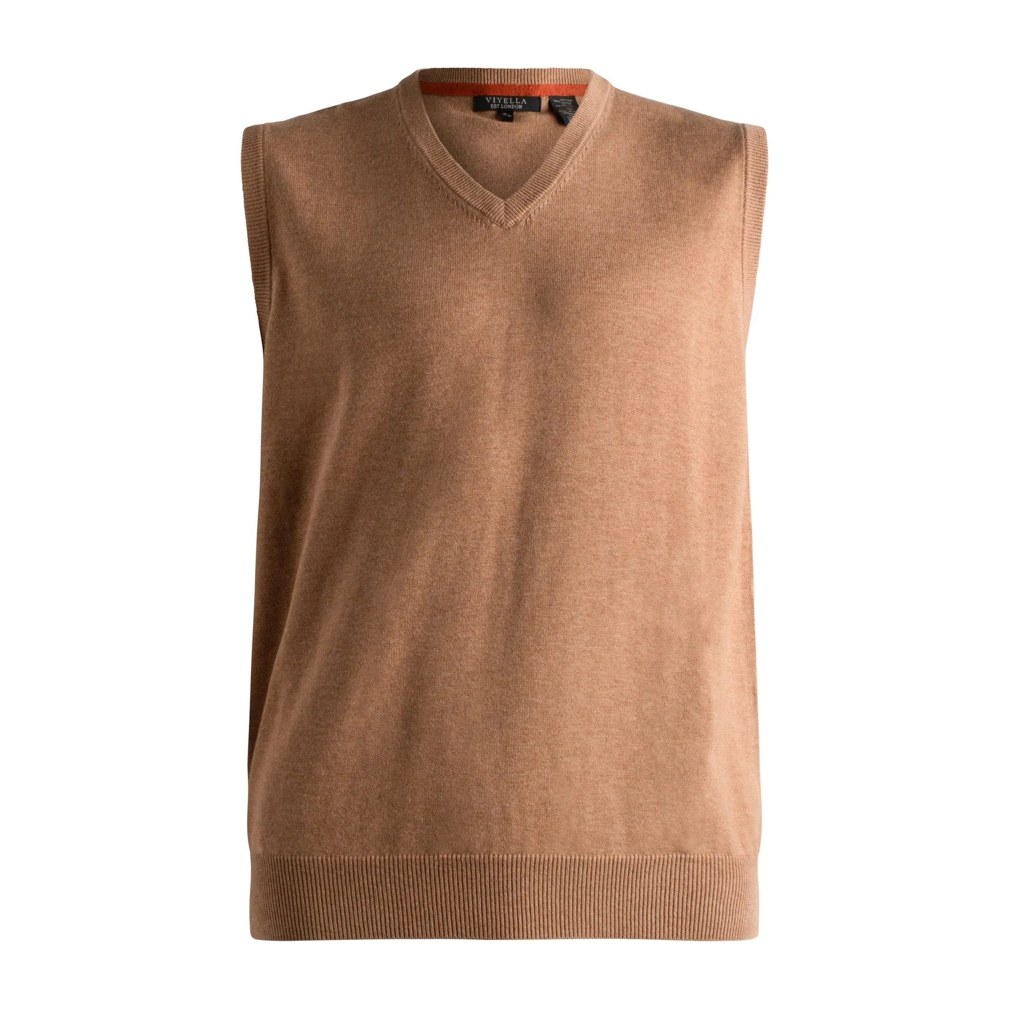 Stay Fashionable with our Cotton Blend V-Neck Pull Over Sweater Vest - Available in 8 Stunning Colors