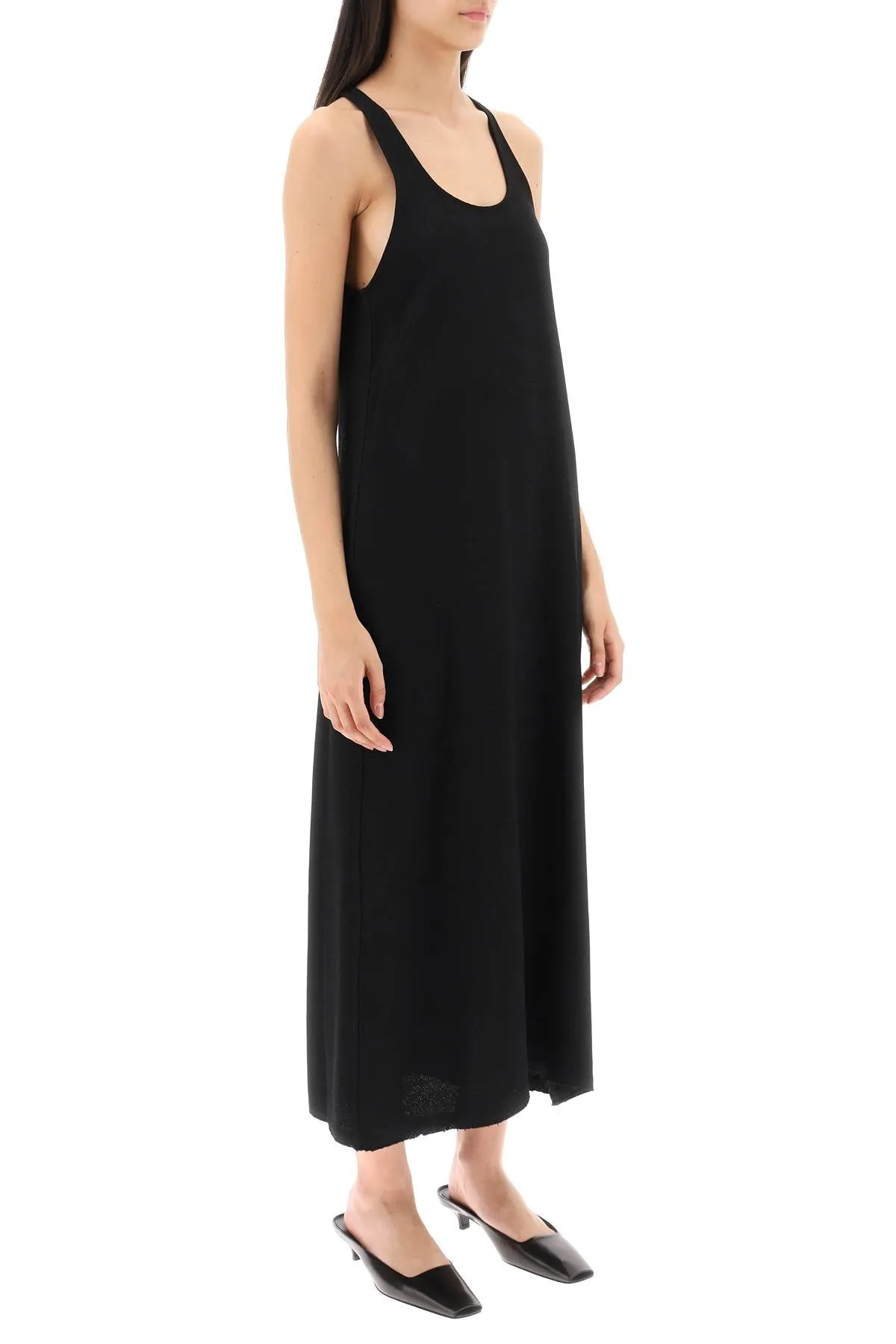 Toteme tank dress in sablé viscose