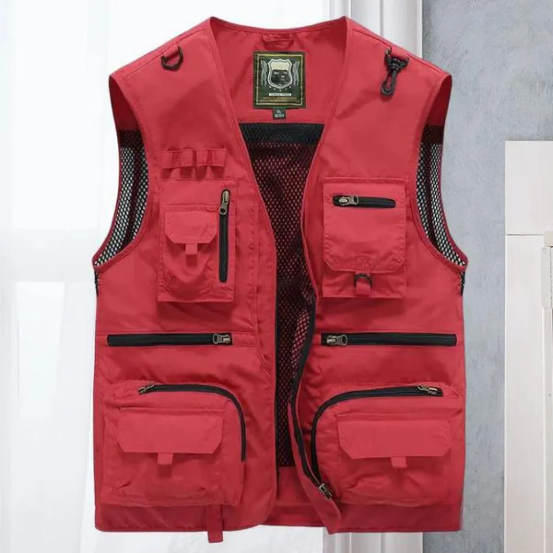 TRAVIS -  VEST WITH MULTIPLE POCKETS