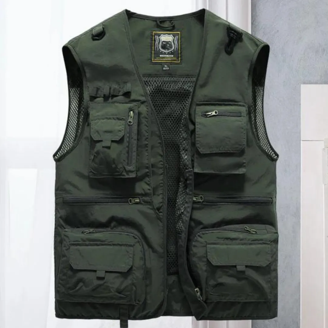 TRAVIS -  VEST WITH MULTIPLE POCKETS