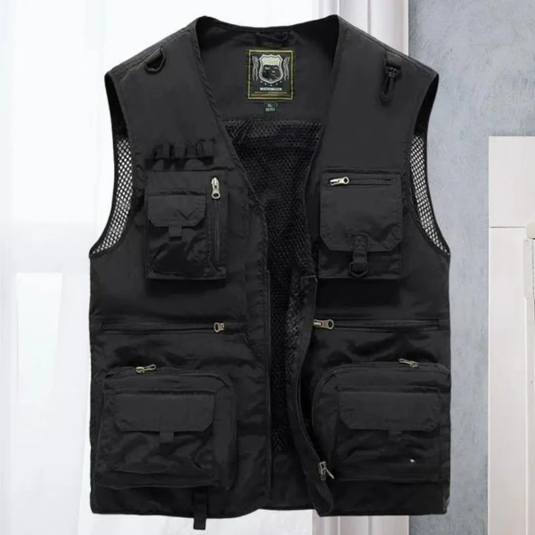 TRAVIS -  VEST WITH MULTIPLE POCKETS