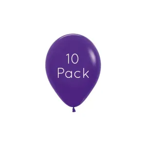 Violet Mini Balloons - 10 Pkt