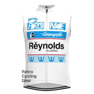 white Reynolds Retro Cycling Vest